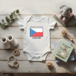 Vlag van Tsjechië Romper