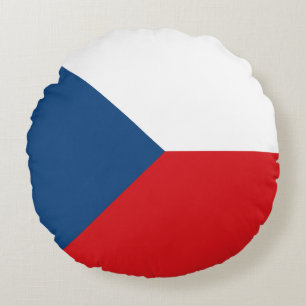 Vlag van Tsjechië Rond Kussen