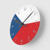 Vlag van Tsjechië Ronde Klok (Hoek)