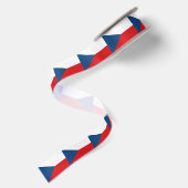 Vlag van Tsjechië Satijnen Lint (Achterkant)