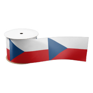 Vlag van Tsjechië Satijnen Lint