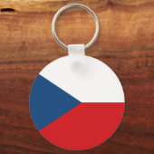 Vlag van Tsjechië Sleutelhanger (Voorkant)