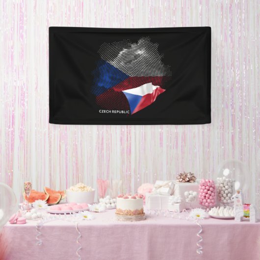 Vlag van Tsjechië Spandoek (Feest)