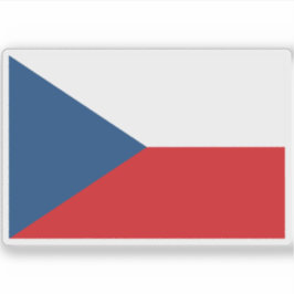 Vlag van Tsjechië Sticker