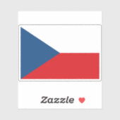 Vlag van Tsjechië Sticker (Vel)