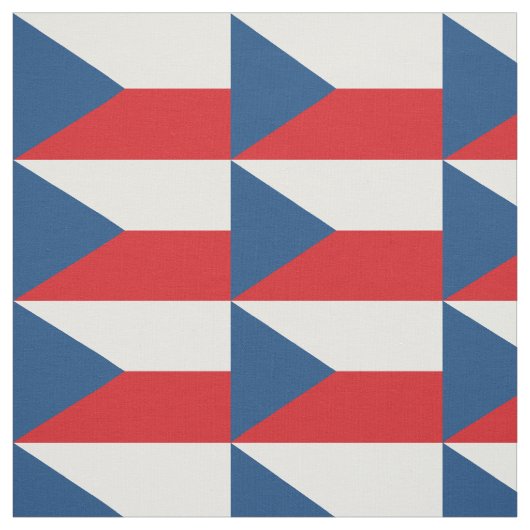 Vlag van Tsjechië Stof (Swatch)