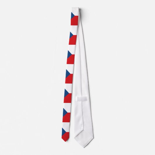 Vlag van Tsjechië Stropdas (Achterkant)