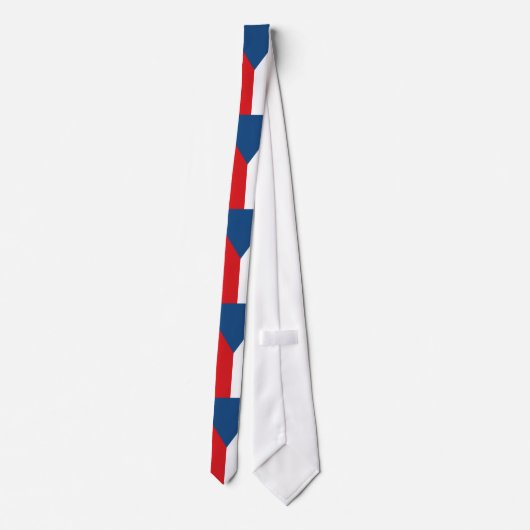 Vlag van Tsjechië Stropdas (Achterkant)