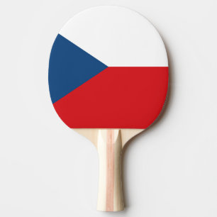 Vlag van Tsjechië Tafeltennisbatje
