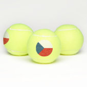 Vlag van Tsjechië Tennisballen (Multi)