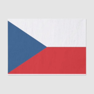 Vlag van Tsjechië Tissuepapier