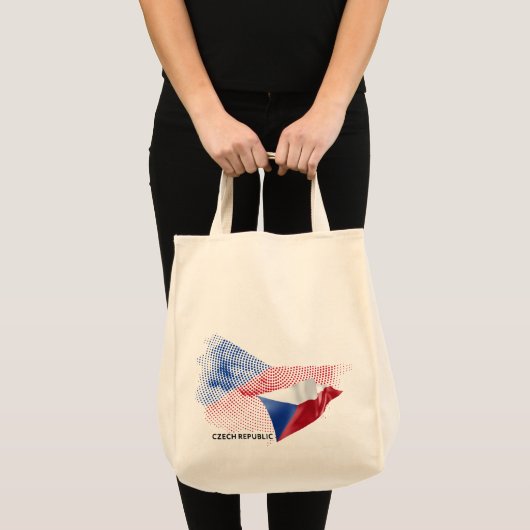 Vlag van Tsjechië Tote Bag (Voorkant (product))