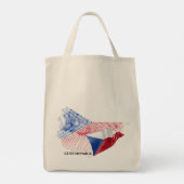 Vlag van Tsjechië Tote Bag (Achterkant)