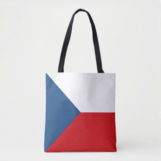 Vlag van Tsjechië Tote Bag (Voorkant)