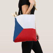 Vlag van Tsjechië Tote Bag (Dichtbij)