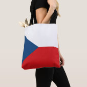 Vlag van Tsjechië Tote Bag (Dichtbij)