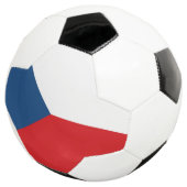 Vlag van Tsjechië Voetbal (Drie kwart)