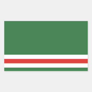 Vlag van Tsjetsjeens Republiek Itsjkerië Rechthoekige Sticker