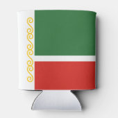 Vlag van Tsjetsjenië Blikjeskoeler (Achterkant)