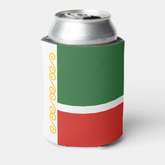 Vlag van Tsjetsjenië Blikjeskoeler (Blikje Achterkant)