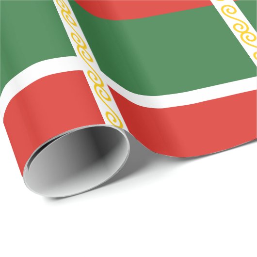 Vlag van Tsjetsjenië Cadeaupapier (Rol Hoek)