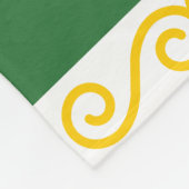 Vlag van Tsjetsjenië Fleece Deken (Hoek)