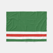 Vlag van Tsjetsjenië Fleece Deken (Voorkant (Horizontaal))