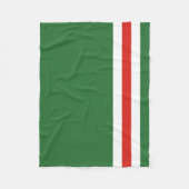 Vlag van Tsjetsjenië Fleece Deken (Voorkant)