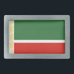 Vlag van Tsjetsjenië Gesp<br><div class="desc">Patriottische vlag van Tsjetsjenië.</div>