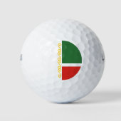 Vlag van Tsjetsjenië Golfballen (Voorkant)