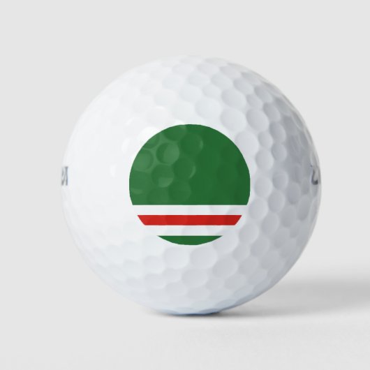 Vlag van Tsjetsjenië Golfballen (Voorkant)