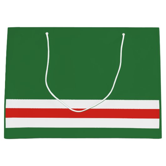 Vlag van Tsjetsjenië Groot Cadeauzakje (Voorkant)