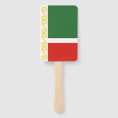 Vlag van Tsjetsjenië Handwaaier (Achterkant)