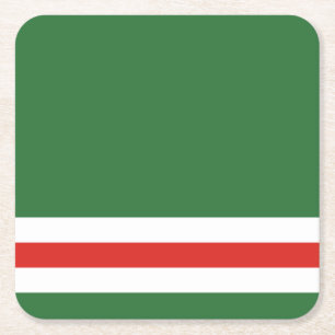 Vlag van Tsjetsjenië Kartonnen Onderzetters