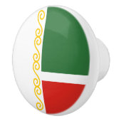 Vlag van Tsjetsjenië Keramische Knop (Rechts)