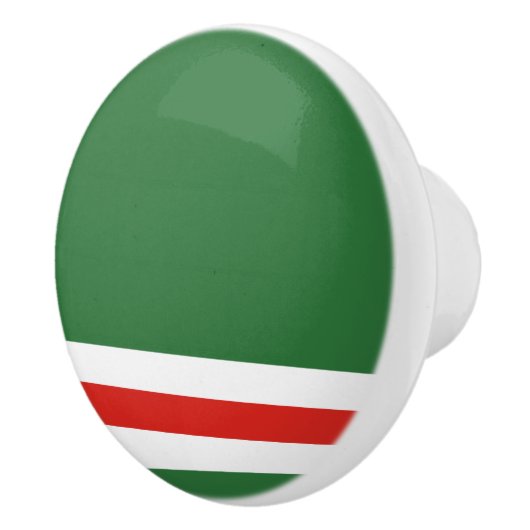 Vlag van Tsjetsjenië Keramische Knop (Rechts)