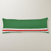 Vlag van Tsjetsjenië Lichaamskussen (Achterkant)