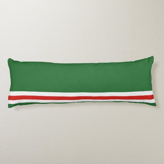 Vlag van Tsjetsjenië Lichaamskussen (Achterkant)