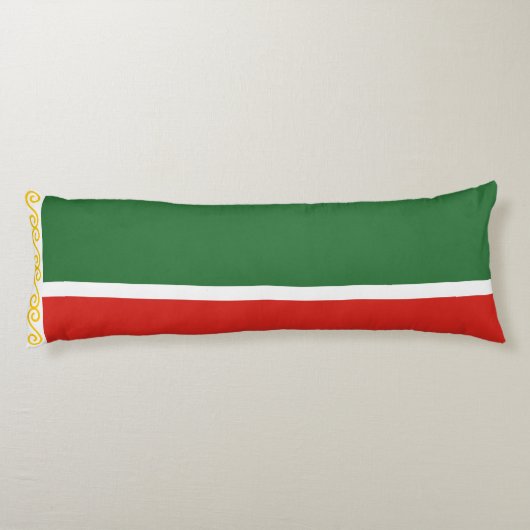 Vlag van Tsjetsjenië Lichaamskussen (Achterkant)