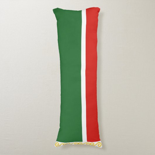 Vlag van Tsjetsjenië Lichaamskussen (Voorkant Verticaal)