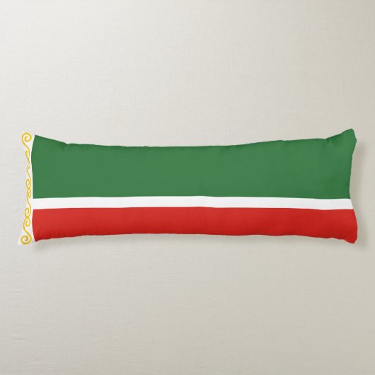 Vlag van Tsjetsjenië Lichaamskussen (Voorkant)