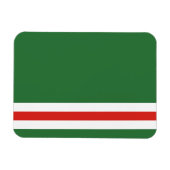 Vlag van Tsjetsjenië Magneet (Horizontaal)
