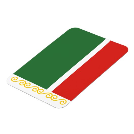 Vlag van Tsjetsjenië Magneet (Linkerzijde)