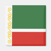 Vlag van Tsjetsjenië Magneet (Voorkant)