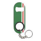 Vlag van Tsjetsjenië Mini Flessenopener (Achterkant)