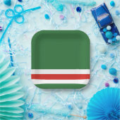 Vlag van Tsjetsjenië Papieren Bordje (Feest)