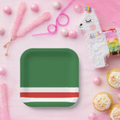 Vlag van Tsjetsjenië Papieren Bordje (Feest)