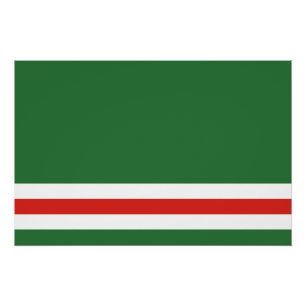 Vlag van Tsjetsjenië Perfect Poster