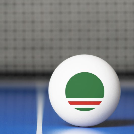 Vlag van Tsjetsjenië Pingpongbal (Net)