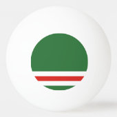 Vlag van Tsjetsjenië Pingpongbal (Achterkant)